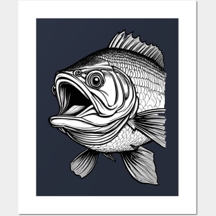 Big Mouth Bass Posters and Art